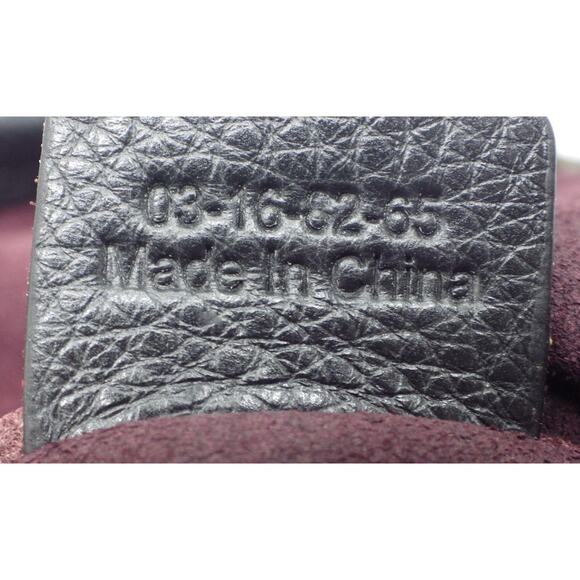 See by Chloé Suede Leather Tote Bag Colorblock Burgundy Fall COA - Picture 10 of 13